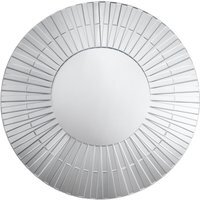 Anson Flared Frame Wall Mirror - Silver