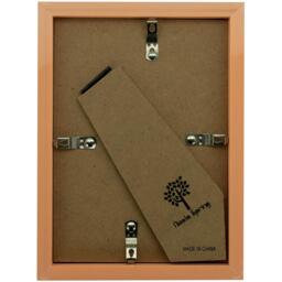"3D Box Photo Frame - 5x7"" with 4 x 6"" Mount - Pack of 5 - Dark Wood" - thumbnail 3