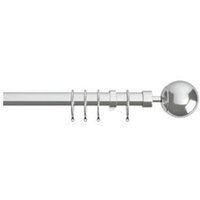 Finesse Extendable Curtain Pole - Chrome / 170cm