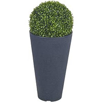 Elegant Tall Garden Planters - Charcoal / 43cm / 28cm