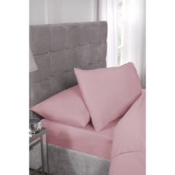 Peracle Fitted Sheet - Pink / Superking - thumbnail 2