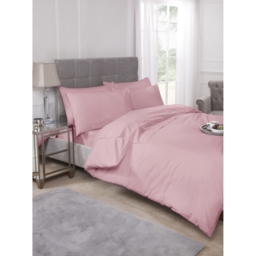 Peracle Fitted Sheet - Pink / Superking - thumbnail 3