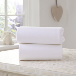 CDL Baby Fitted Sheet - White / 73cm - thumbnail 2