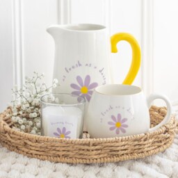 Blooming Lovely Daisy Wildflower Jar Candle - Wildflower - thumbnail 5