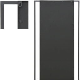 Senestra Modern Outdoor Garden Mirror - Black / 180cm - thumbnail 5