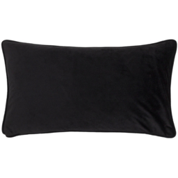 Celestial Stories Embroidered Velvet Cushion Cover 50 x 30cm - Linen/Black - thumbnail 3