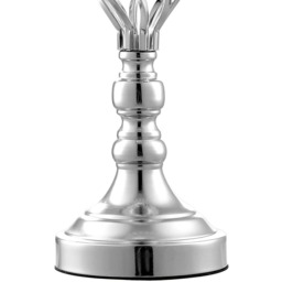 Crystal Pendant Candle Holder for Wedding Decor - Silver - thumbnail 5