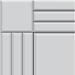 MirrorOutlet Milton All Glass Bevelled Square Corner Mirror 144 x 115.5 CM - thumbnail 2