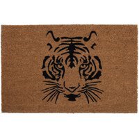 Filta Tiger Face Doormat - Brown