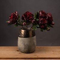 Burgundy Peony Rose  - Red - thumbnail 1