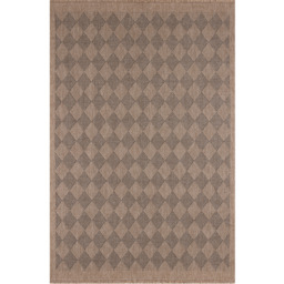 Nature Collection Diamond Outdoor Rug - Dark Grey  / 200 x 290 cm Rectangle - thumbnail 2