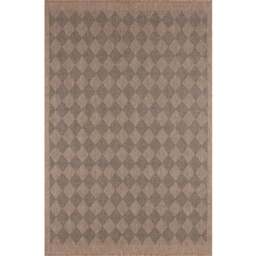 Nature Collection Diamond Outdoor Rug - Dark Grey  / 200 x 290 cm Rectangle - thumbnail 4