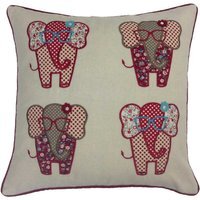 Fun Ditsy Elephant Cushion Cover - Eagle