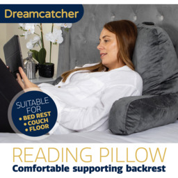 Dreamcatcher Reading Pillow  - Grey - thumbnail 2