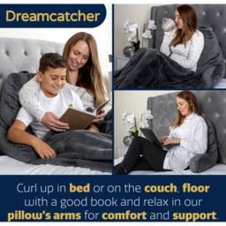 Dreamcatcher Reading Pillow  - Grey - thumbnail 3