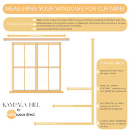 Hampshire Eyelet Curtains - Multi / 117cm / 229cm - thumbnail 5