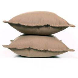 Plain Outdoor Cushion 45 x 45 cm, Set of 2 - Beige - thumbnail 4