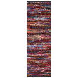 Homescapes Handwoven Recycled Chindi Folk Rug - Multi Colour / 200cm - thumbnail 4