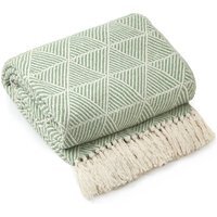 Zahra Blanket Throw - Pistachio / 228x254cm