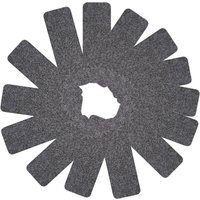 Set of 14 Stair Tread Non-Slip Adhesive Safety Strips - Dark Grey - image 1