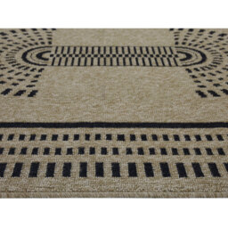 Beige Tribal Outdoor Rug - Prele - Neutral / 150cm - thumbnail 3