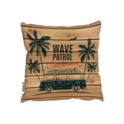 California Wave Patrol Outdoor Cushion - Brown / 60cm - thumbnail 2