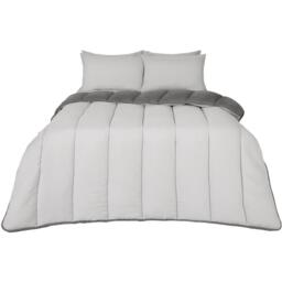 Coverless 10.5 Tog Soft Duvet Set - Silver / 15cm / King - thumbnail 2