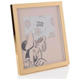 Disney Minnie I Love You To The Moon and Back Photo Frame New Baby Gift - Gold - thumbnail 2