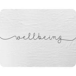 Text Wellbeing Blanket - White - thumbnail 2