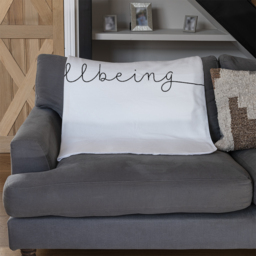 Text Wellbeing Blanket - White - thumbnail 3