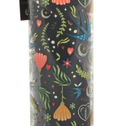 Midnight Bloom French Tulip Tube Candle Elegant Gift Decor - Black - thumbnail 2