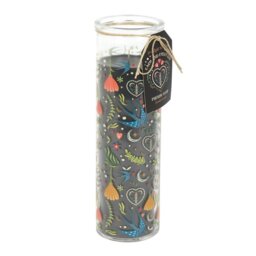 Midnight Bloom French Tulip Tube Candle Elegant Gift Decor - Black - thumbnail 4