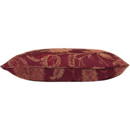 Zurich Feather Rich Cushion - Burgundy / 45cm - thumbnail 2