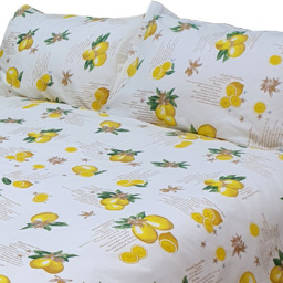 Lemons Fitted Sheet Floral Lemonade - Multi / Single - thumbnail 3