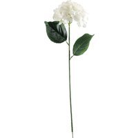 Artificial Silk Hydrangea Stem 60cm - White