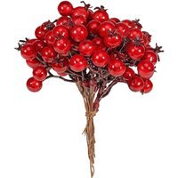 Artificial Red Berry Bunch - Red - image 1