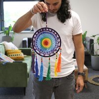 Small Dreamcatcher Vivid Rainbow MultiColor - Multicolor - thumbnail 1