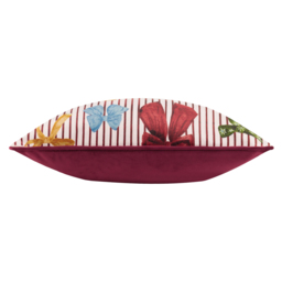 Noortje Bows Printed Cushion - Silk Pink / 80 Feather 20 Polyester - thumbnail 4