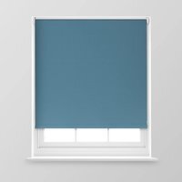 A.Unique Home Premium Trimmable Thermal Blackout Roller Window Blind - Blue Stone / 180cm x 170cm