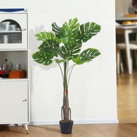 Artificial Monstera Deliciosa Tree in Pot - Green / 120cm by The Range |  uFurnish.com