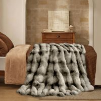 Luxury Thermal Supersoft Printed Indulging Throw - Beige / 150x200 - image 1