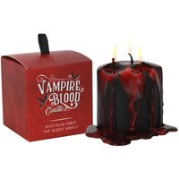 Small Vampire Blood Candle Eye-Catching Bleeding Wax Effect 3 Hour Burn Time - Black