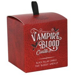 Small Vampire Blood Candle Eye-Catching Bleeding Wax Effect 3 Hour Burn Time - Black - thumbnail 4