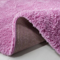 Soft Thick Luxury Modern Shaggy Rug - Dusky Pink / 160cm x 230cm - thumbnail 2