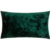 Verona Crushed Velvet Cushion - Emerald / Polyester
