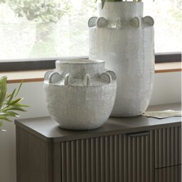 Dara Medium Hydria Vase Elegant Curves Versatile Decor - White - thumbnail 3