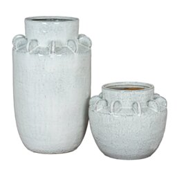 Dara Medium Hydria Vase Elegant Curves Versatile Decor - White - thumbnail 5