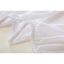 Soft Faux Fur Fleece Fitted Sheet - Under Blanket - White / Superking - thumbnail 4