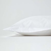 200 Thread Count Egyptian Cotton Oxford Pillowcase - White