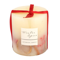 Winter Spice Botanical Candle - Cream - thumbnail 2